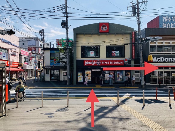 整体Guest Roomへの道順3 整体Guest Roomへの道順3