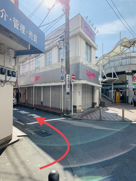 整体Guest Roomへの道順4 整体Guest Roomへの道順4